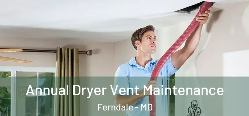 Annual Dryer Vent Maintenance Ferndale - MD