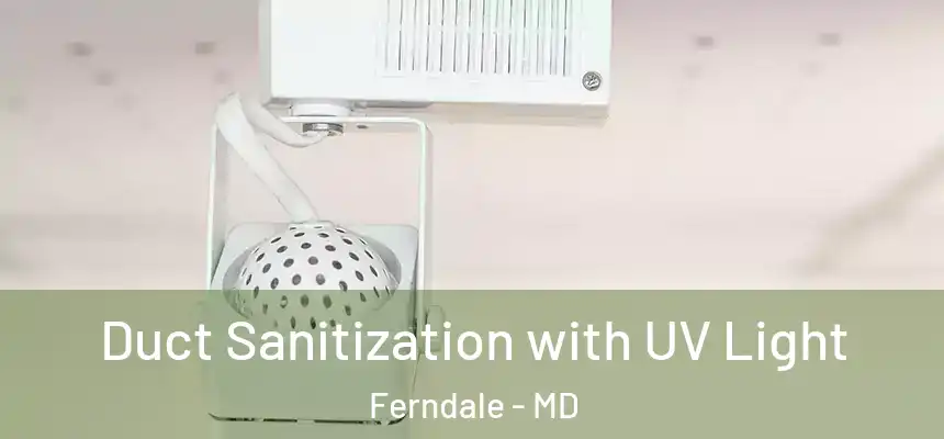  Duct Sanitization with UV Light Ferndale - MD